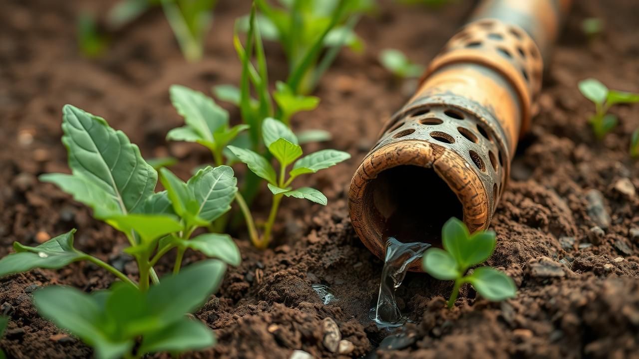 Tuyau Perce Irrigation Economise Eau