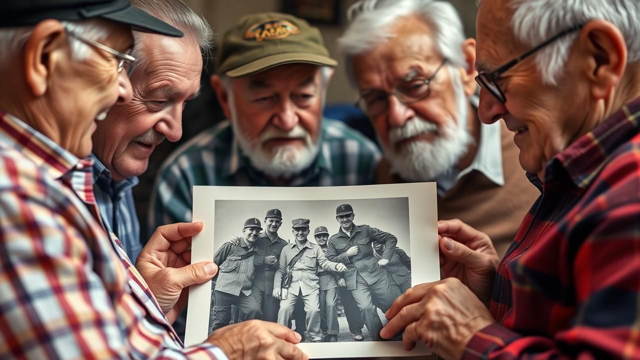 Veteran 1945 Retrouve Camarades Photo