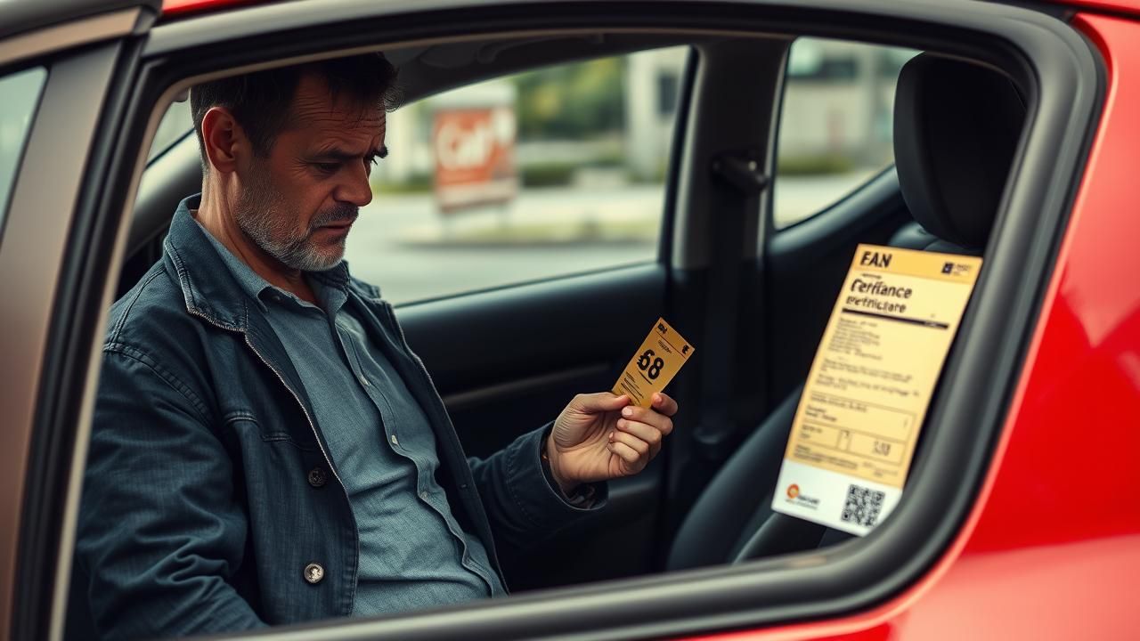 Amende 68 Euros Feuille Oubliee Semaine