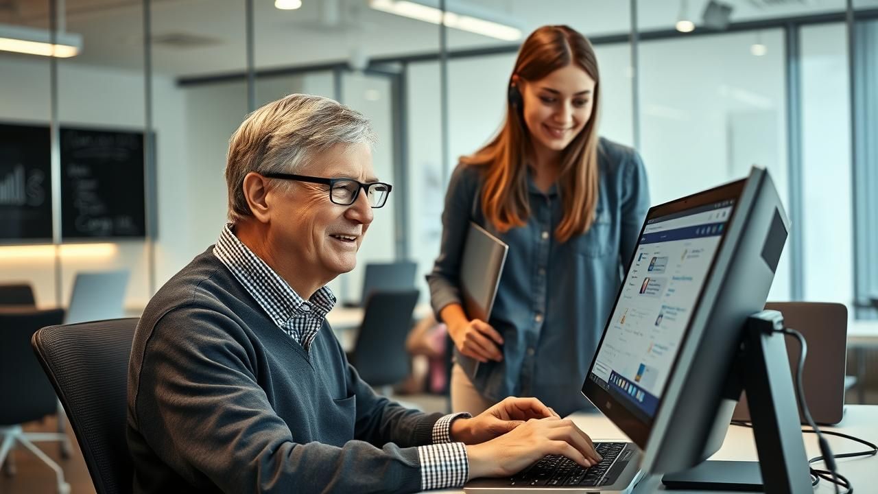 Bill Gates Rejoint Le Support Client De La Startup De Sa Fille