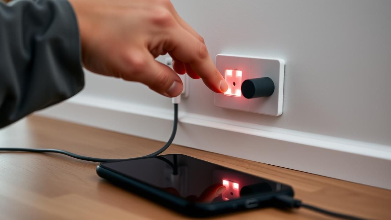 Chargeur Smartphone Ordre De Branchement Qui Evite Les Degats