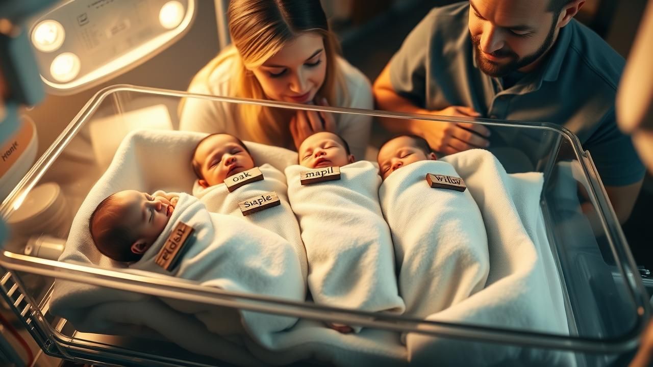 Cinq Bebes Prematures Arbres Ohio 2025