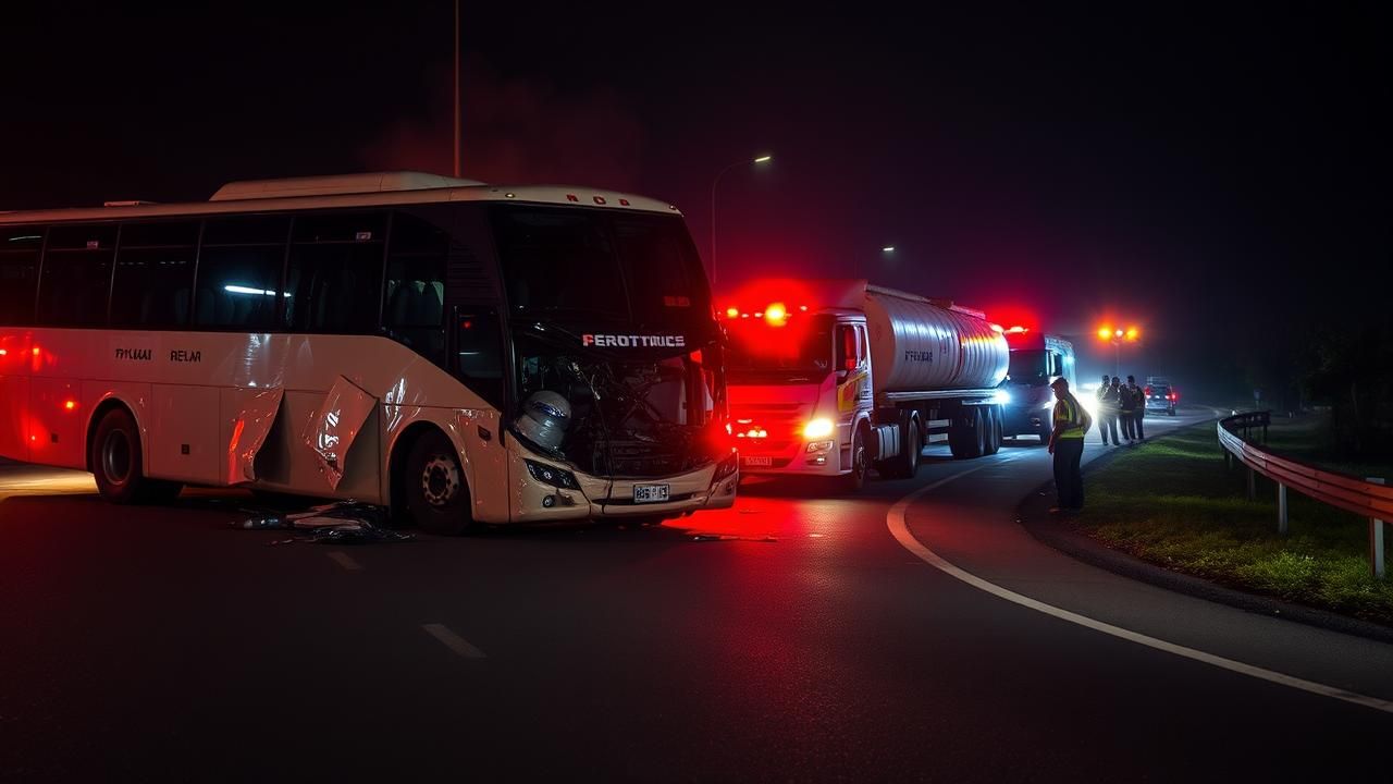 Collision Bus Camion Bresil 11 Morts 2025