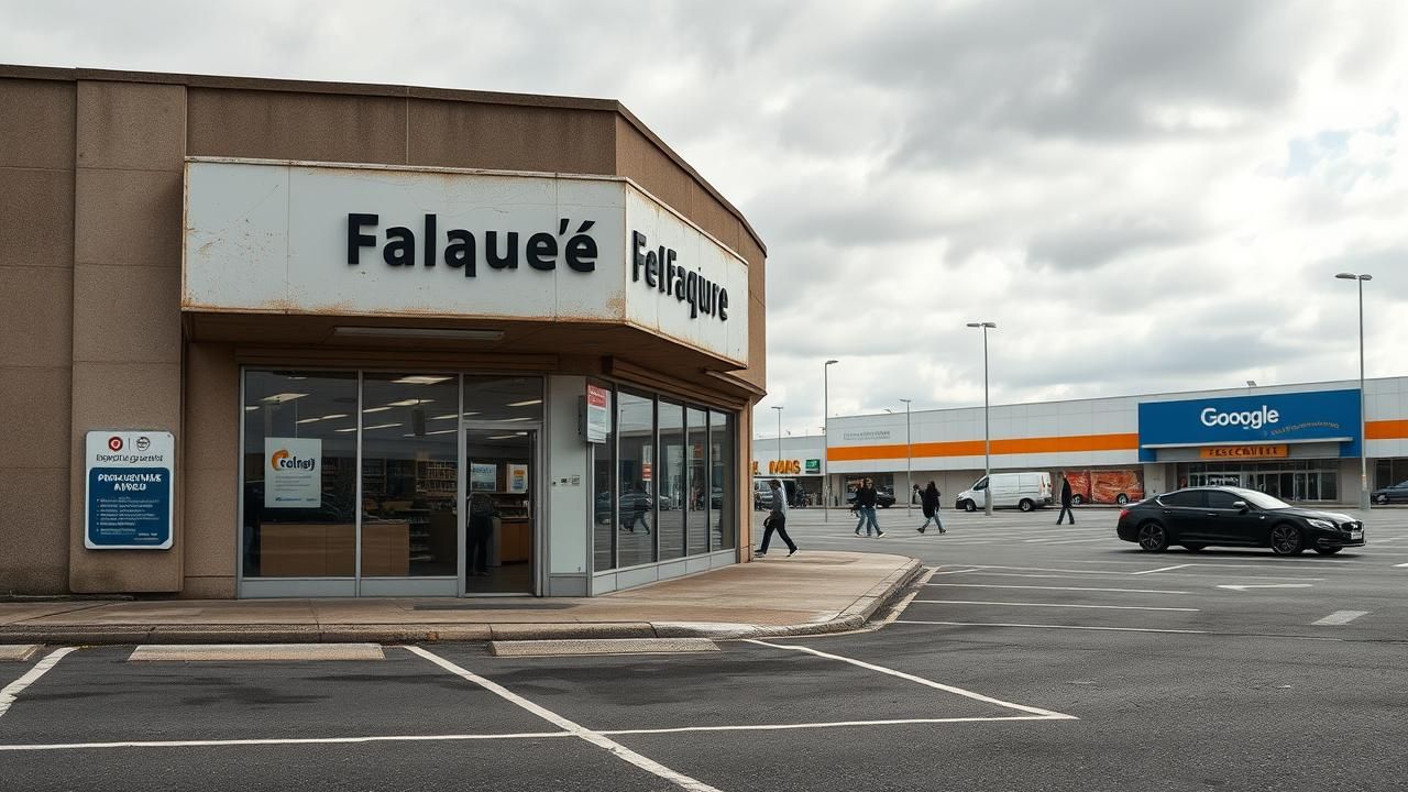 Enseigne Francaise En Crise Face A Action