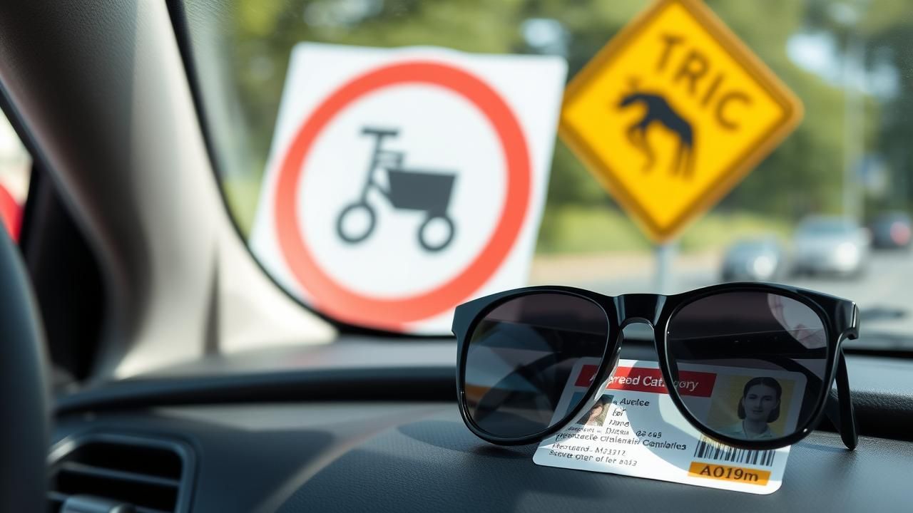 Lunettes De Soleil Au Volant Interdits 2025 Permis