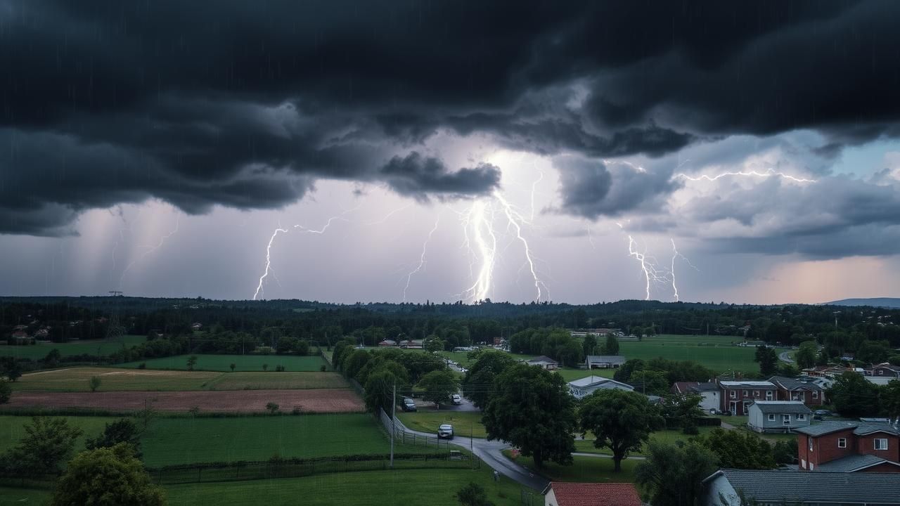 Orages Violents France Neuf Departements Vigilance Orange
