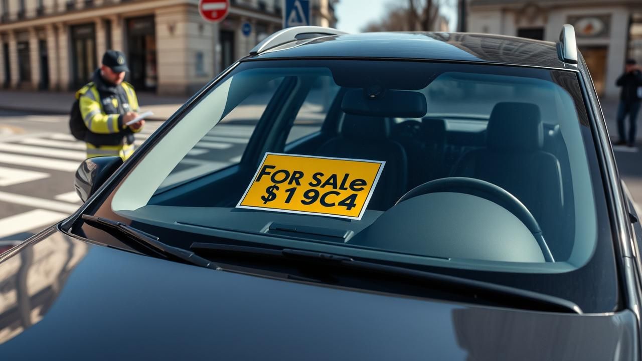 Panneau A Vendre Voiture 750 Euros Saisie 2025
