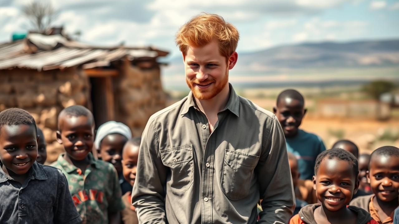 Prince Harry Quitte Sentebale Engagement 2025 Afrique