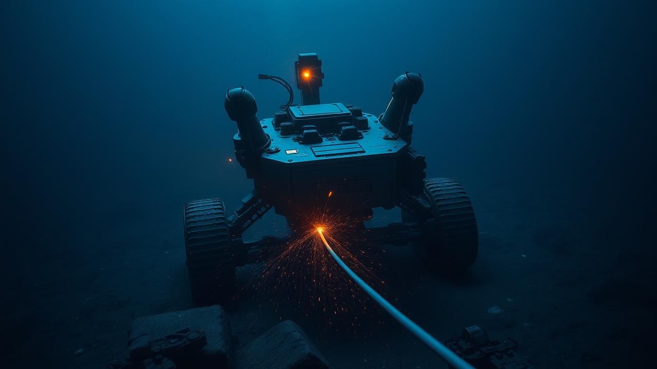 Robot Chinois Coupant Cables Sous Marins 2025 Menace