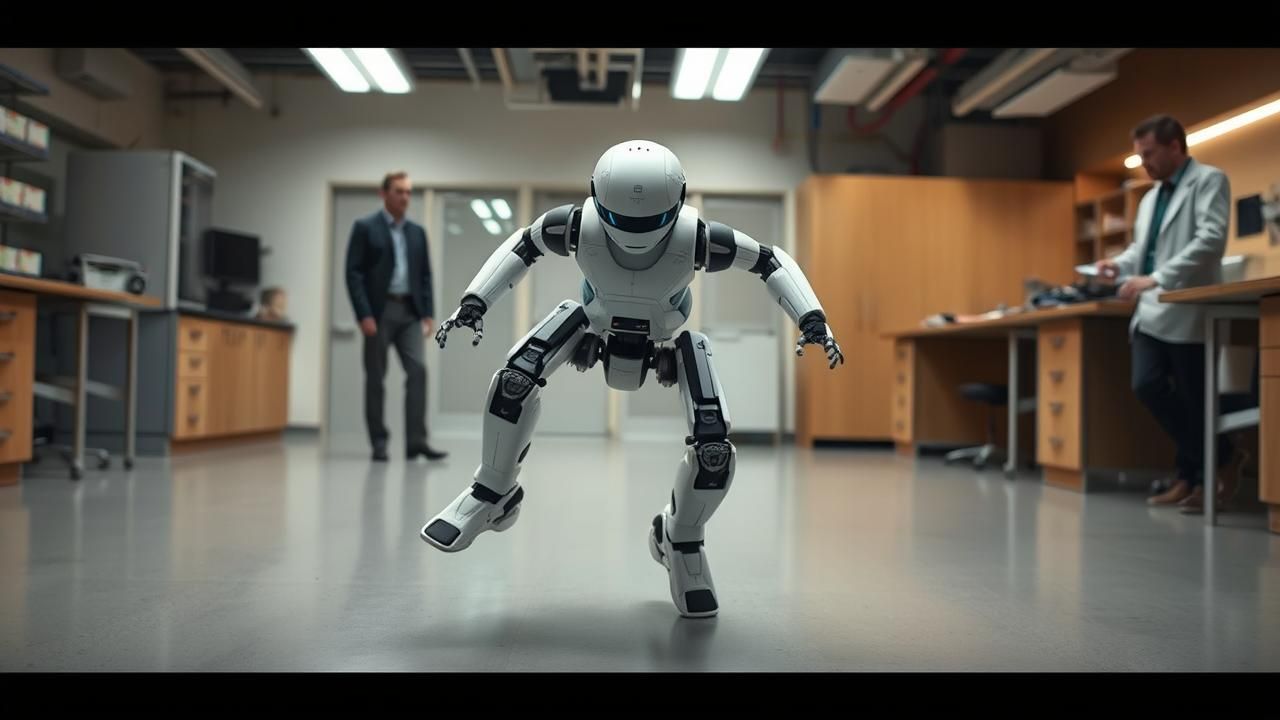 Robot Humanoide Chinois Hors Controle 2025