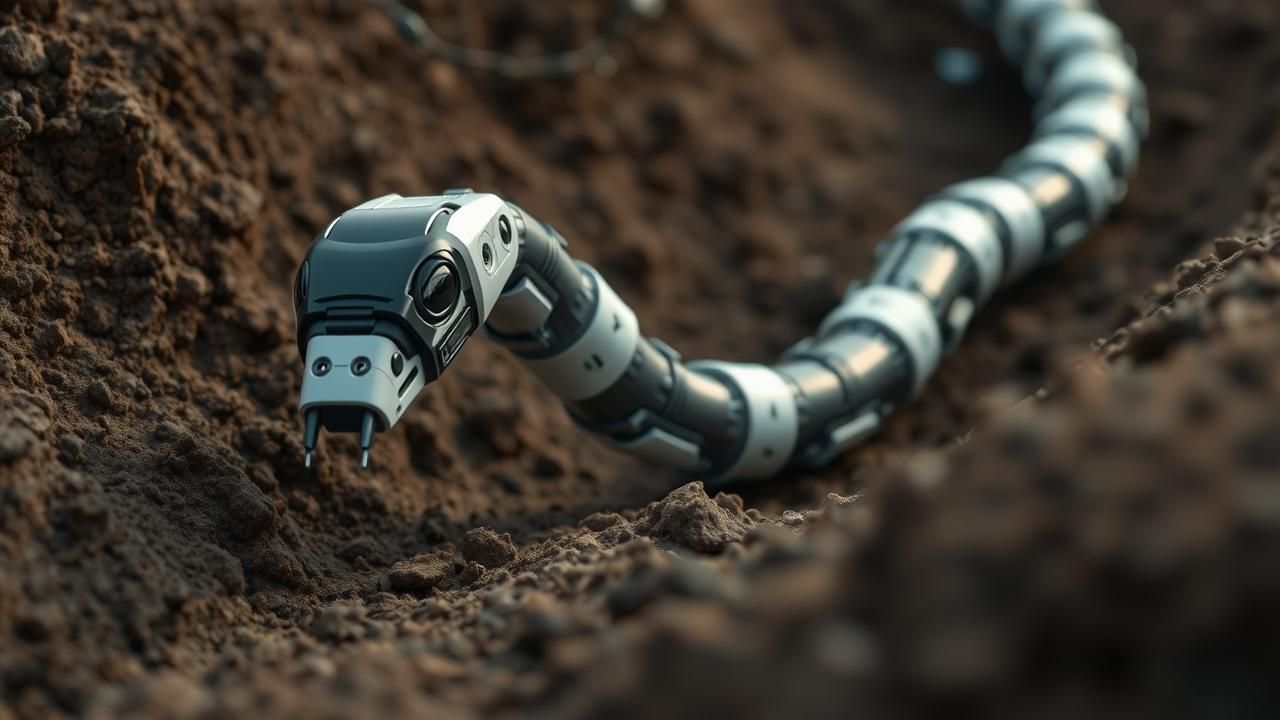 Robot Serpent Revolution Cables Souterrains 2025
