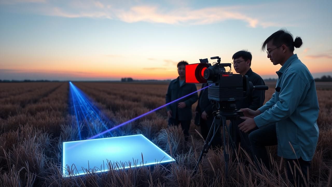 Technologie Laser Chinoise Lit Textes Kilometre
