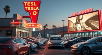 Tesla Diner à Los Angeles: entre culte et polémique