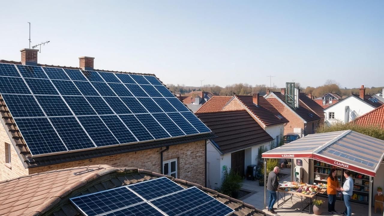 Village Francais Electricite Gratuite Solaire 2025
