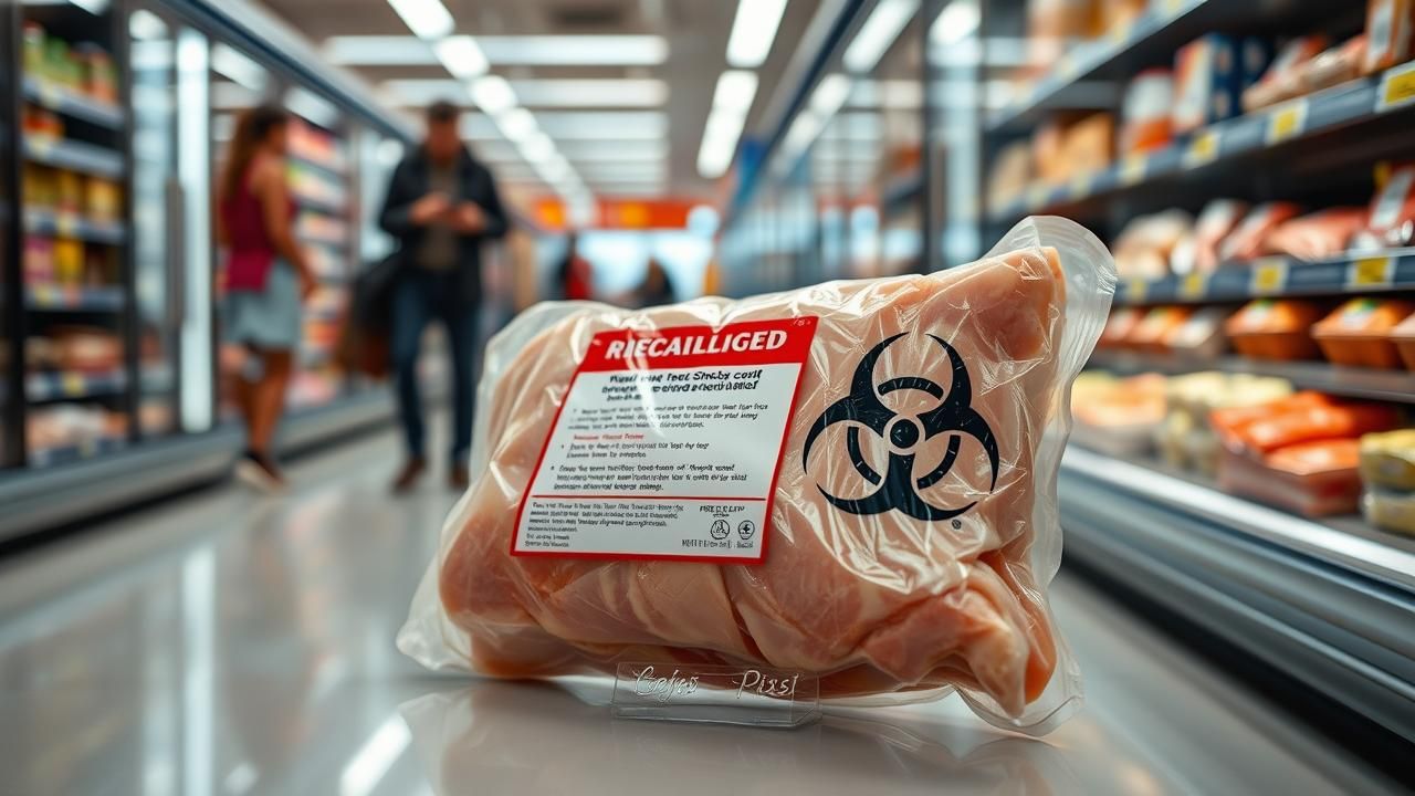 Alerte Sanitaire Poulet Contamine Auchan Casino 2025