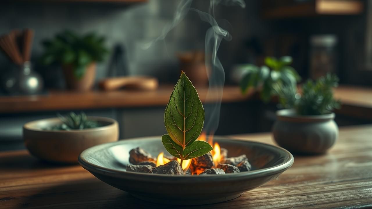Bruler Feuille Laurier Astuce Naturelle Ambiance Cuisine