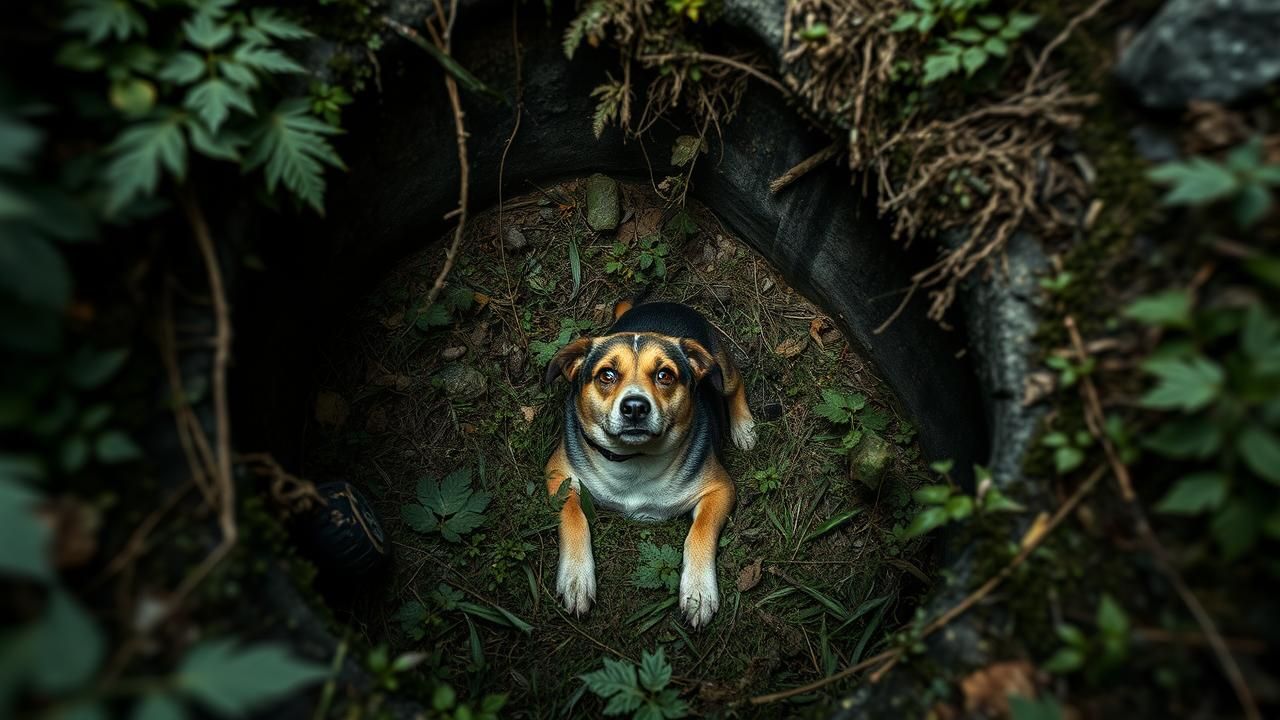 Chien Piege Puits Devoile Danger Foret Saint Amand 2025