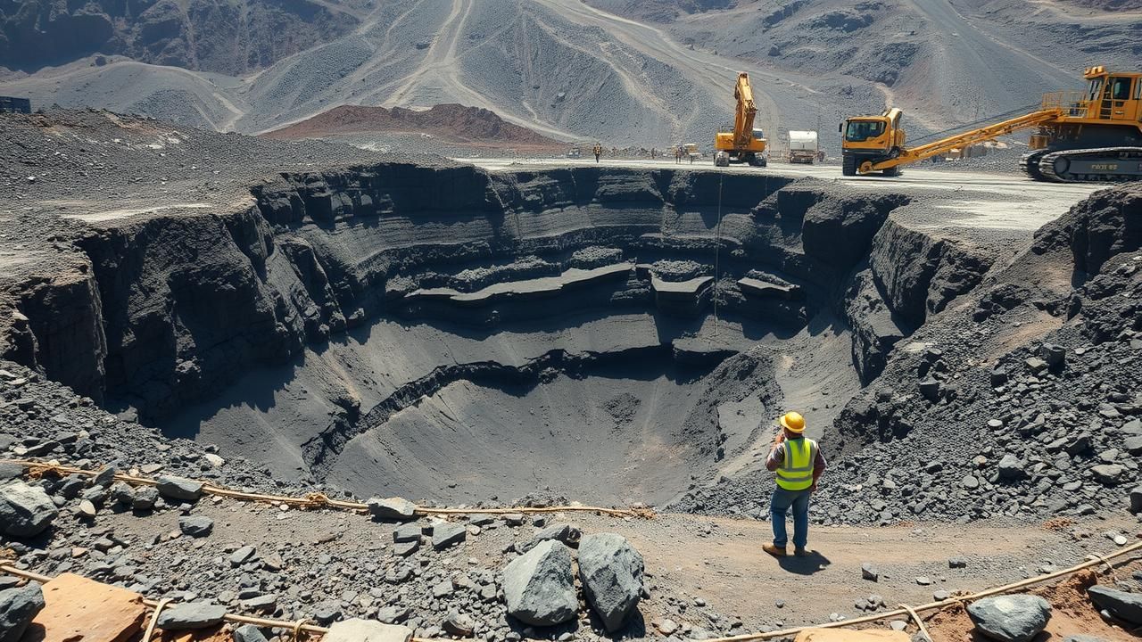 Decouverte Gisement Geant Graphite 2025 Ouvriers Primes