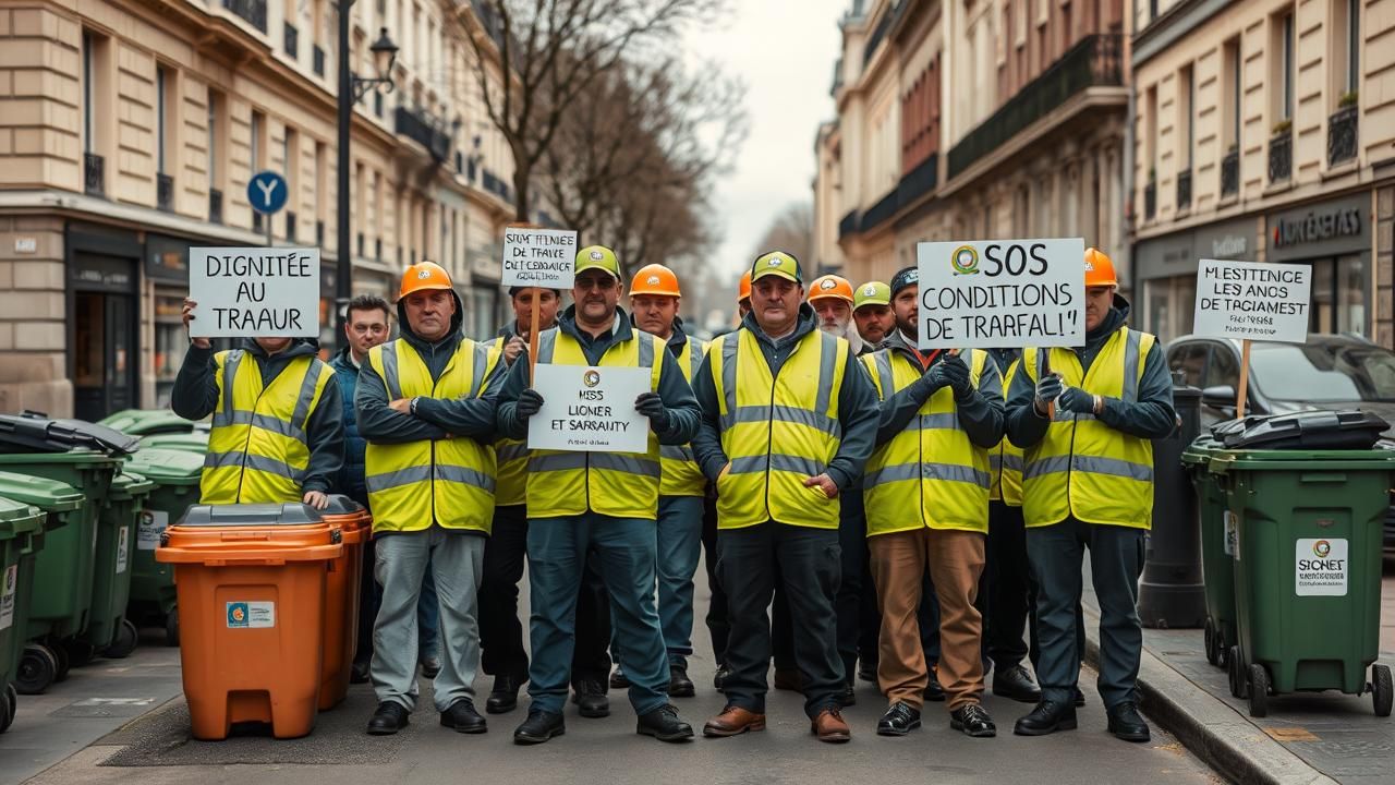 Greve Eboueurs France 2025 Villes