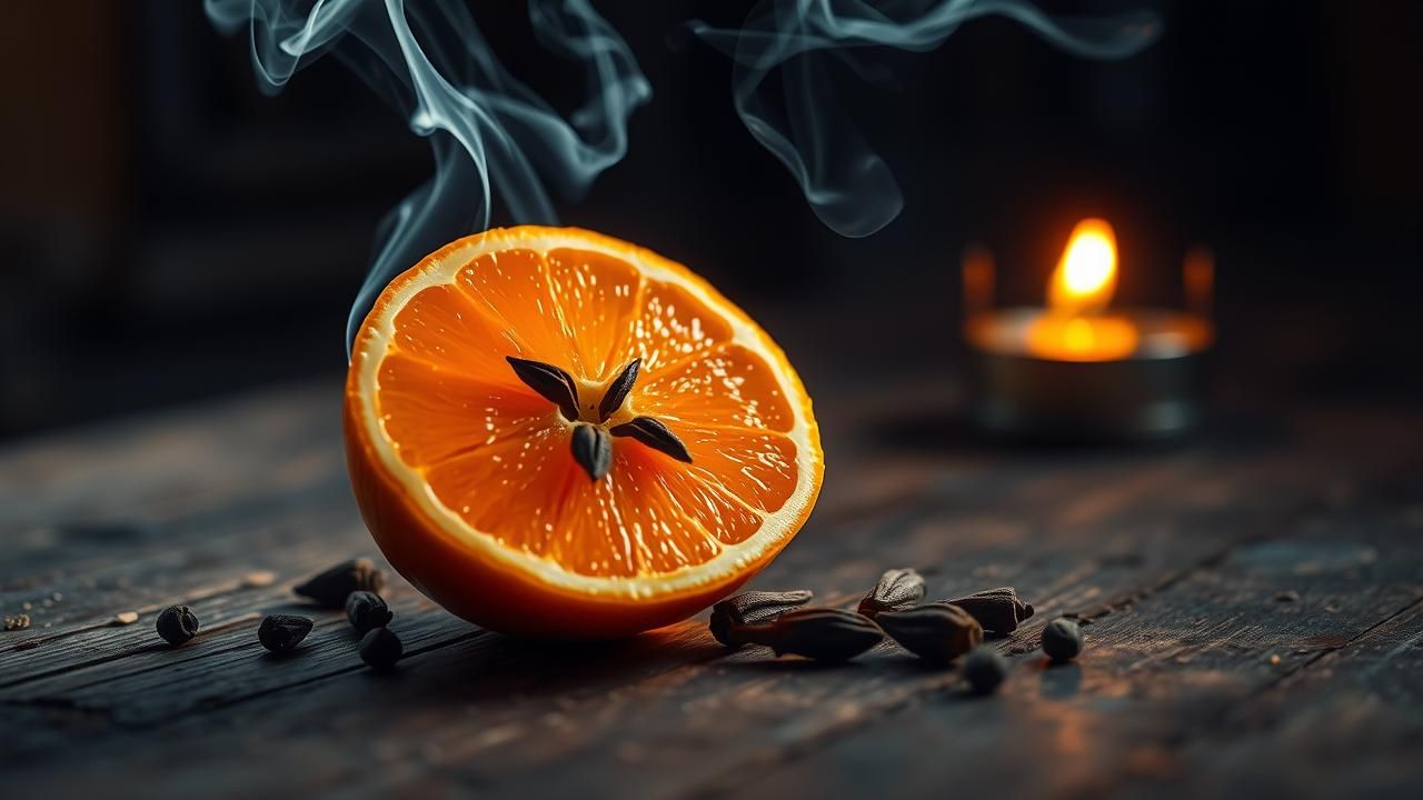 Orange Clous Girofle Purification Air Rituel Ancestral 2025
