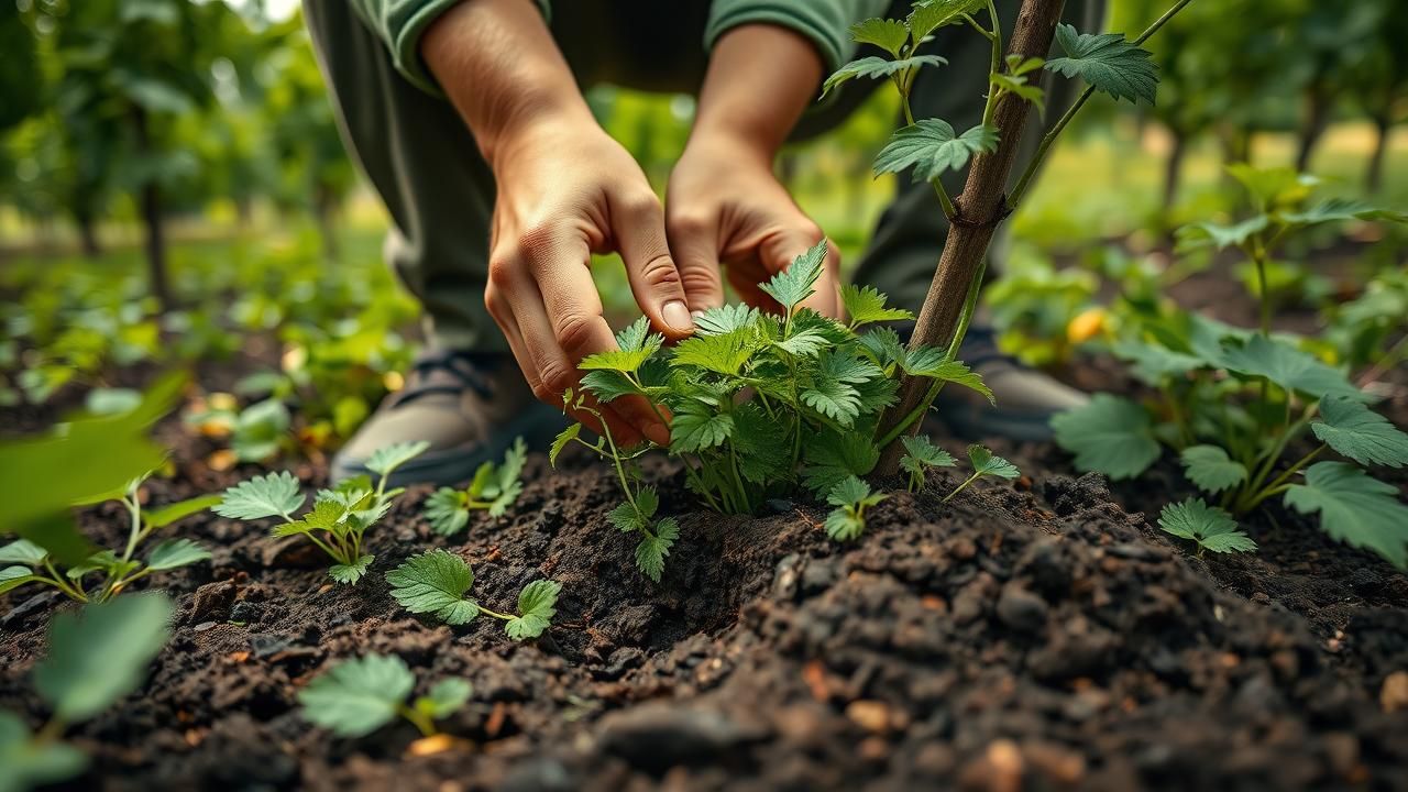 Orties Entierrees Au Pied Des Arbres Recolte Abondante 2025