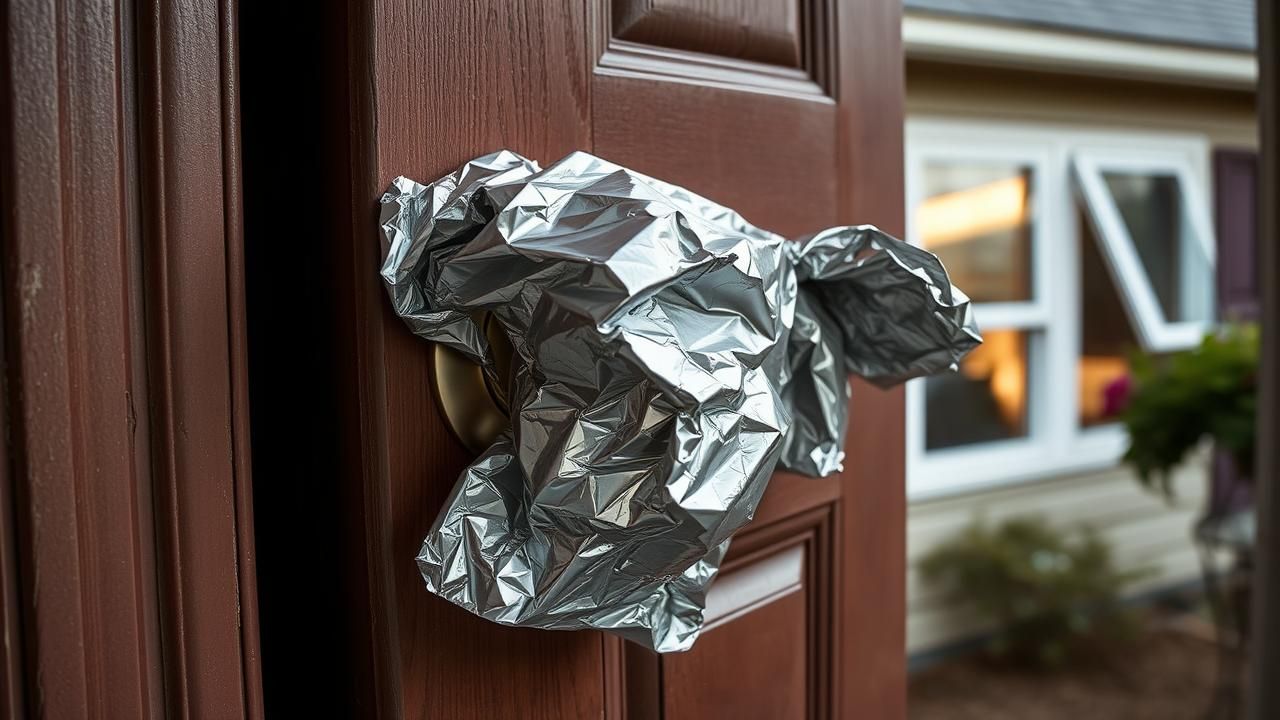Papier Alu Poignees Porte Anti Cambriolage 2025
