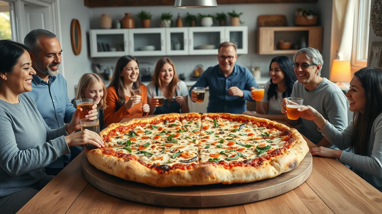 Pizza Geante Revolution Diners Famille 2025