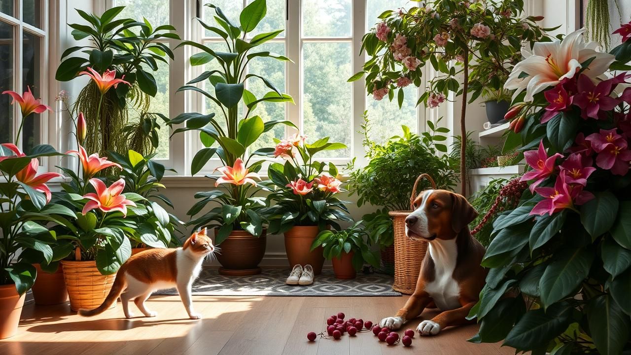 Plantes Decoratives Mortelles Pour Chats Chiens 2025