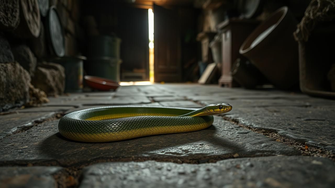 Serpents Piece Cachent Septembre France