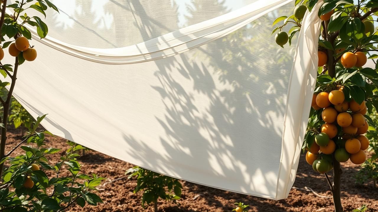 Voile Ombrage Protection Fruits Chaleur 2025