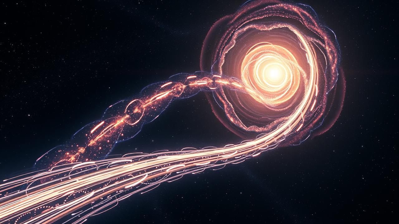 Vortex Magnetique Lie Systeme Solaire Galaxies 2025