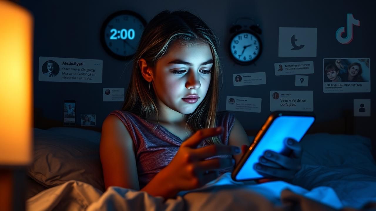 Ados Et Reseaux Sociaux Dangers Etude France