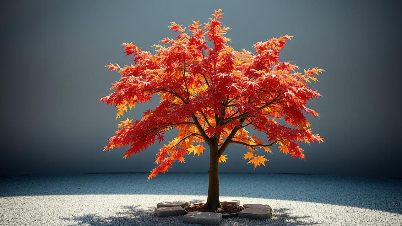 Arbre Elegant Jardin Zen