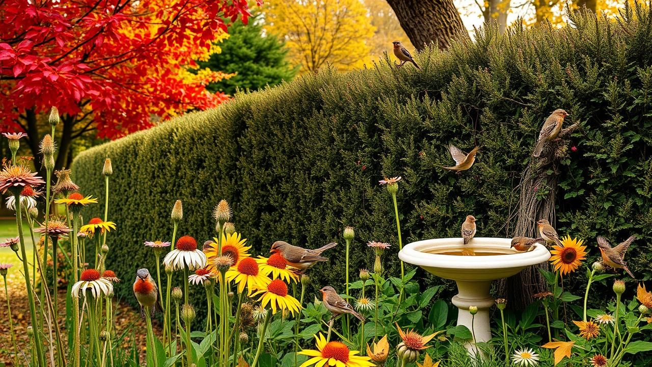 Attirer Oiseaux Jardin Simple Mesure