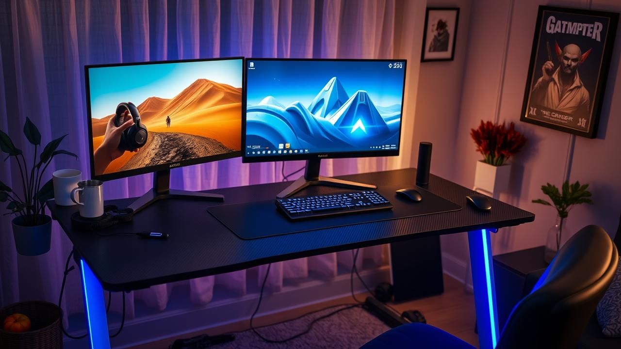 Bureau Gaming Leds Moins De 60 Euros Cdiscount