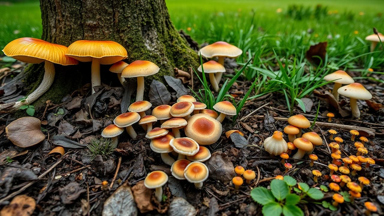Champignons Jardin Ronds Sorciere Mysteres Devoiles