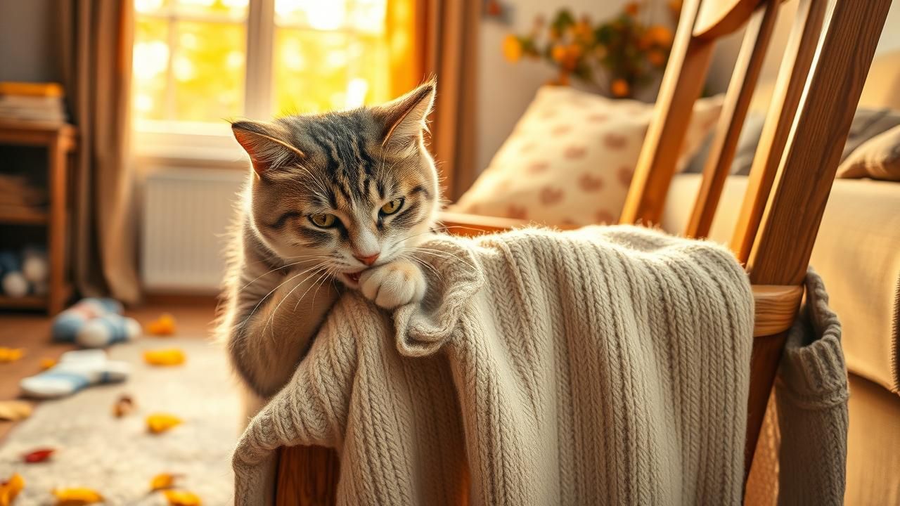 Chat Detruit Vetements Raisons Solutions Efficaces