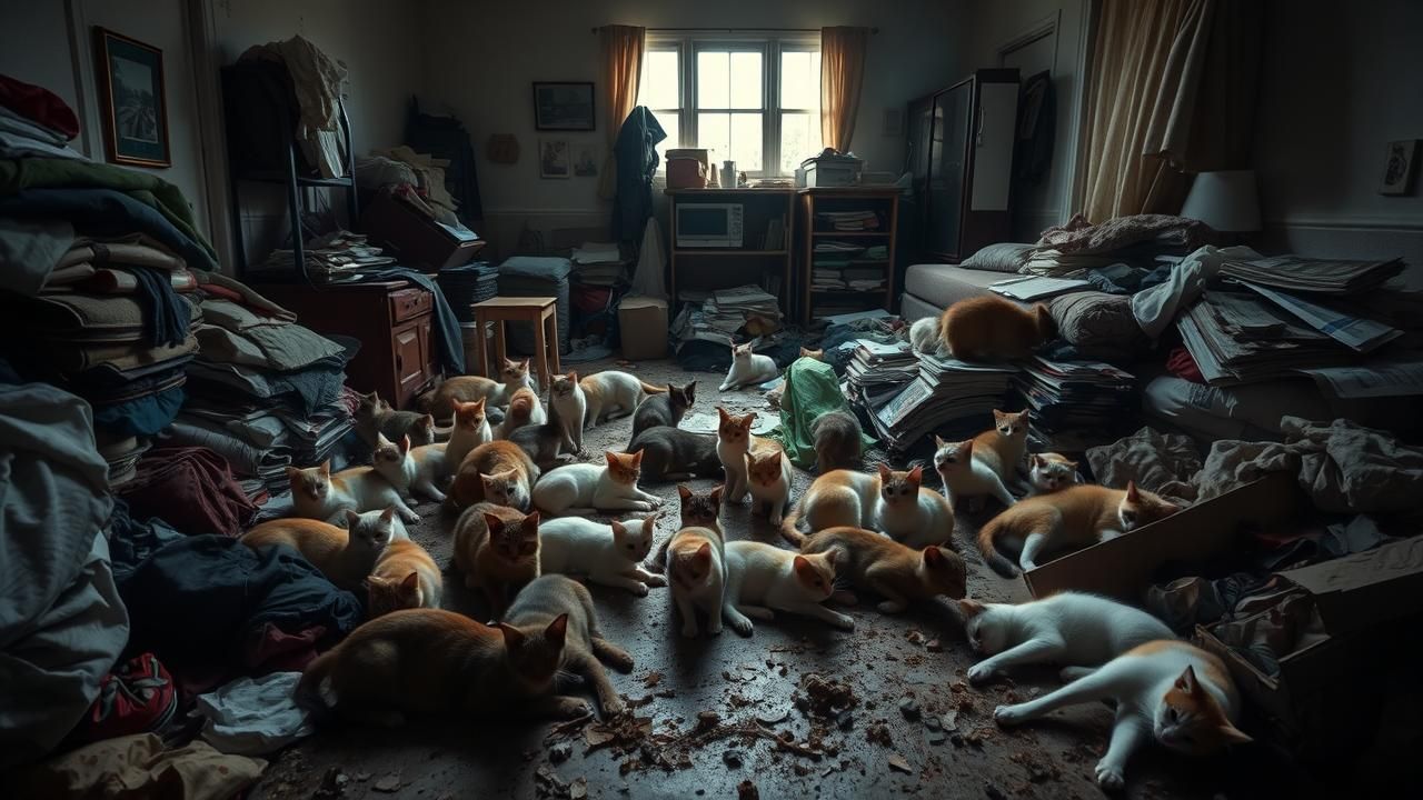 Chats Trouves Maison Insalubre Essonne Odeur Insupportable