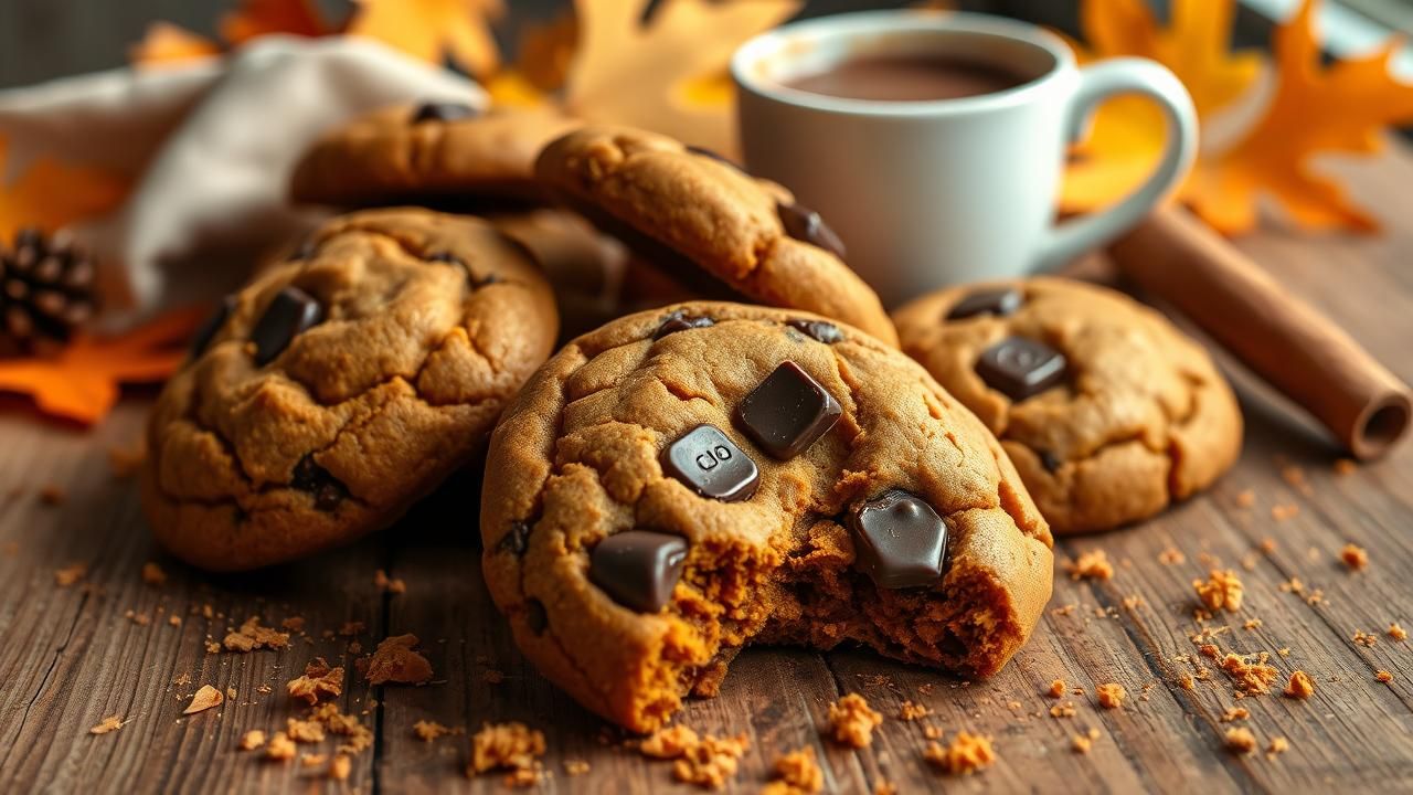 Citrouille Chocolat Cookies Francais