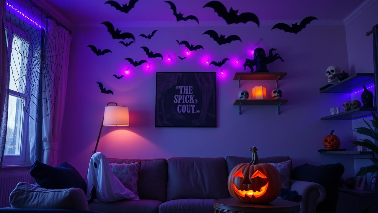 Deco Halloween Salon Moins De 8 E Gifi
