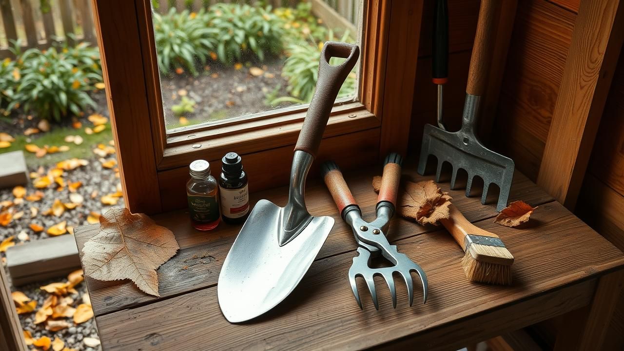 Entretien Outils Jardin Preparation Ete