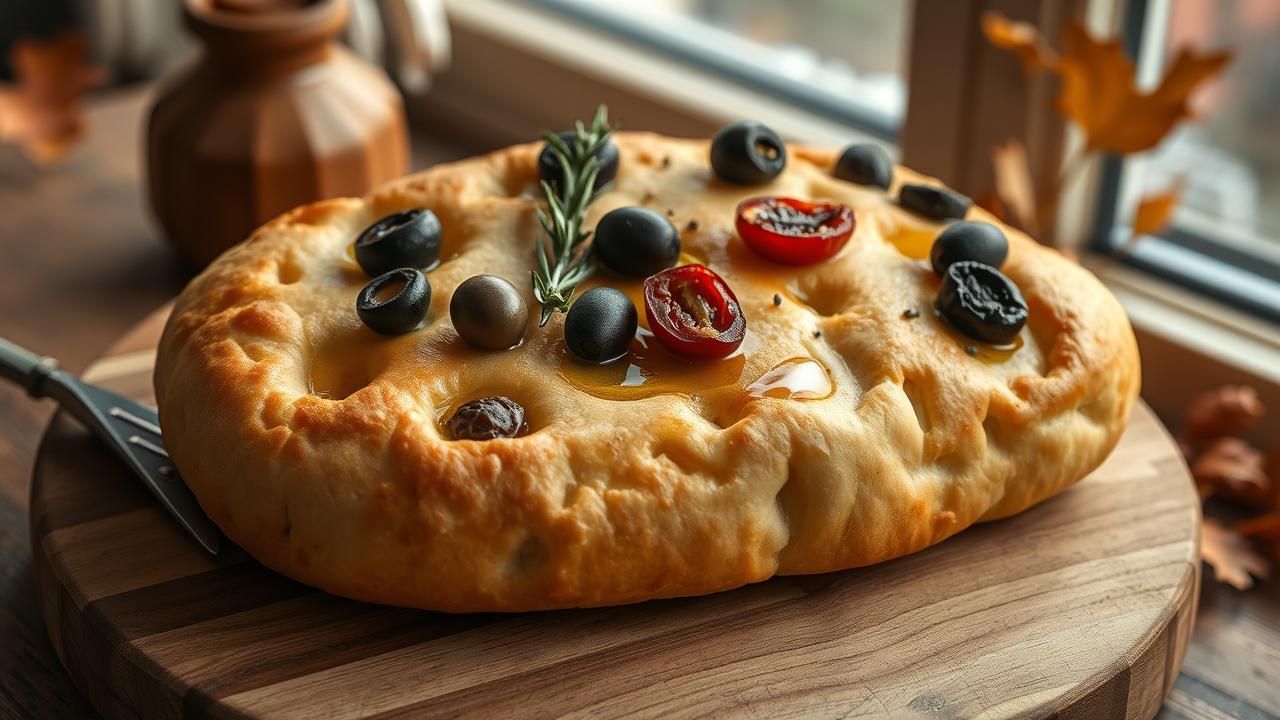 Focaccia Express Olives Romarin Moelleuse Doree Apero