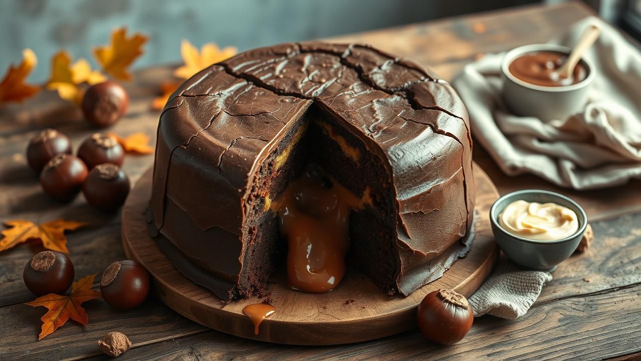 Fondant Chocolat Creme Marrons Fond Bouche