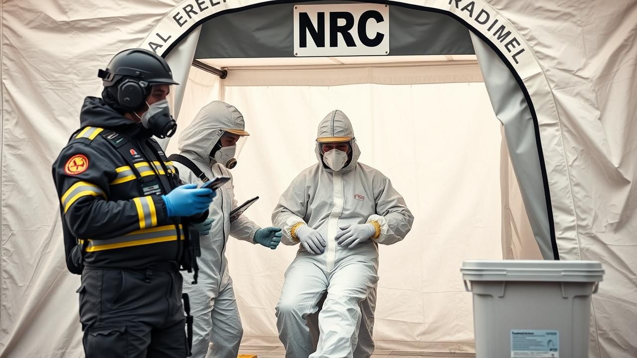 Hôpital Ancenis Pret Catastrophe Nucléaire Chimique