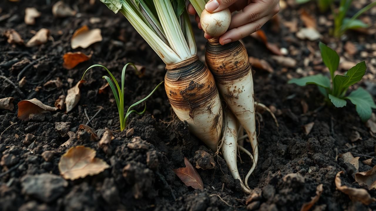 Legume Oublie Seme En Octobre Recolte Precoce Spring