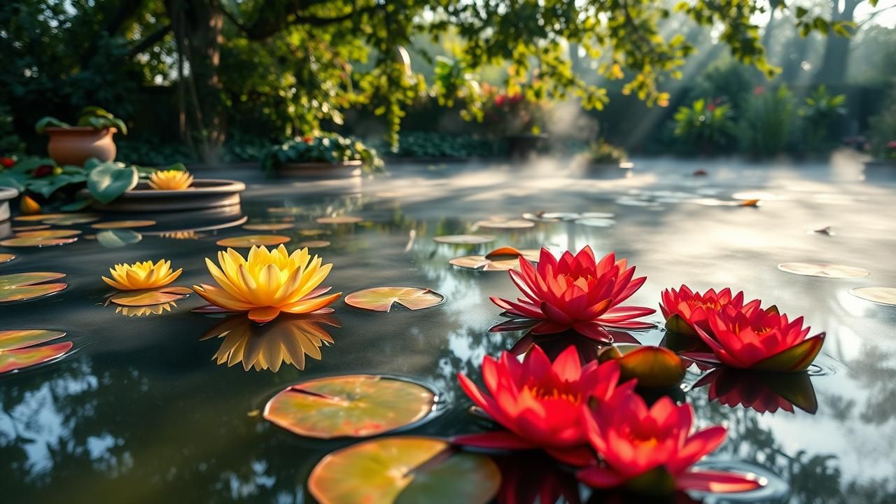 Nymphes En Fleur A Lautomne Methode Pour Les Garder Beaux