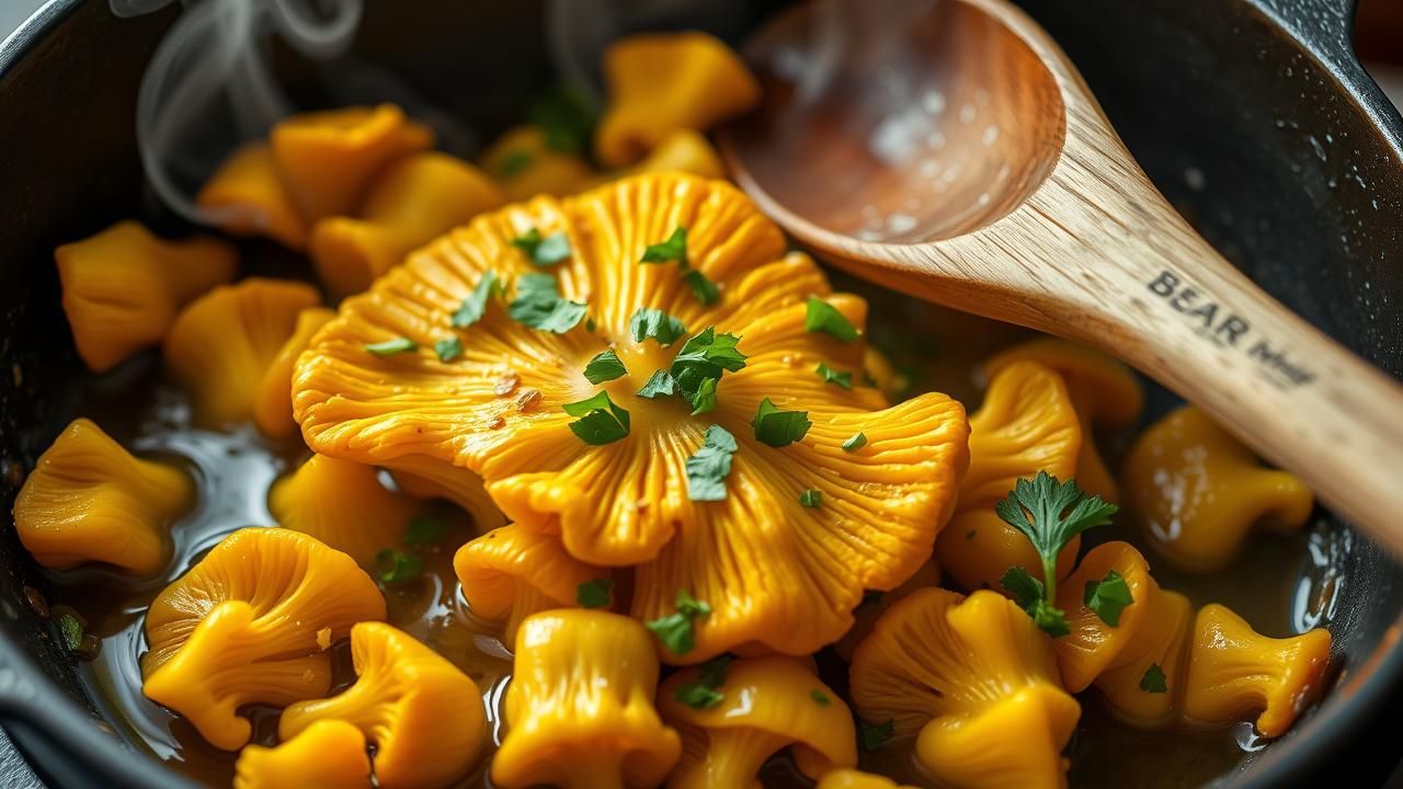 Odeur Du Bonheur Poelée Girolles Parfaite Maison