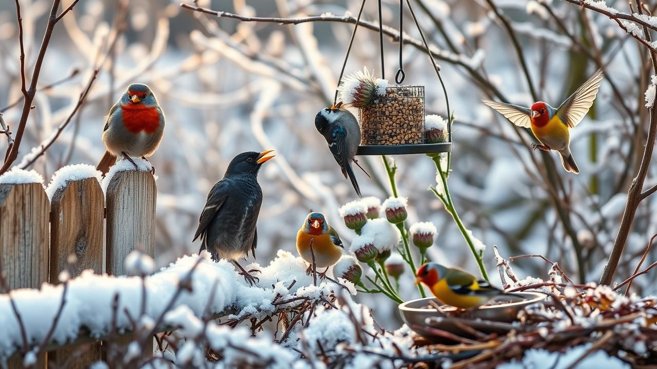Oiseaux Magnifiques A Voir Dans Votre Jardin Hiver