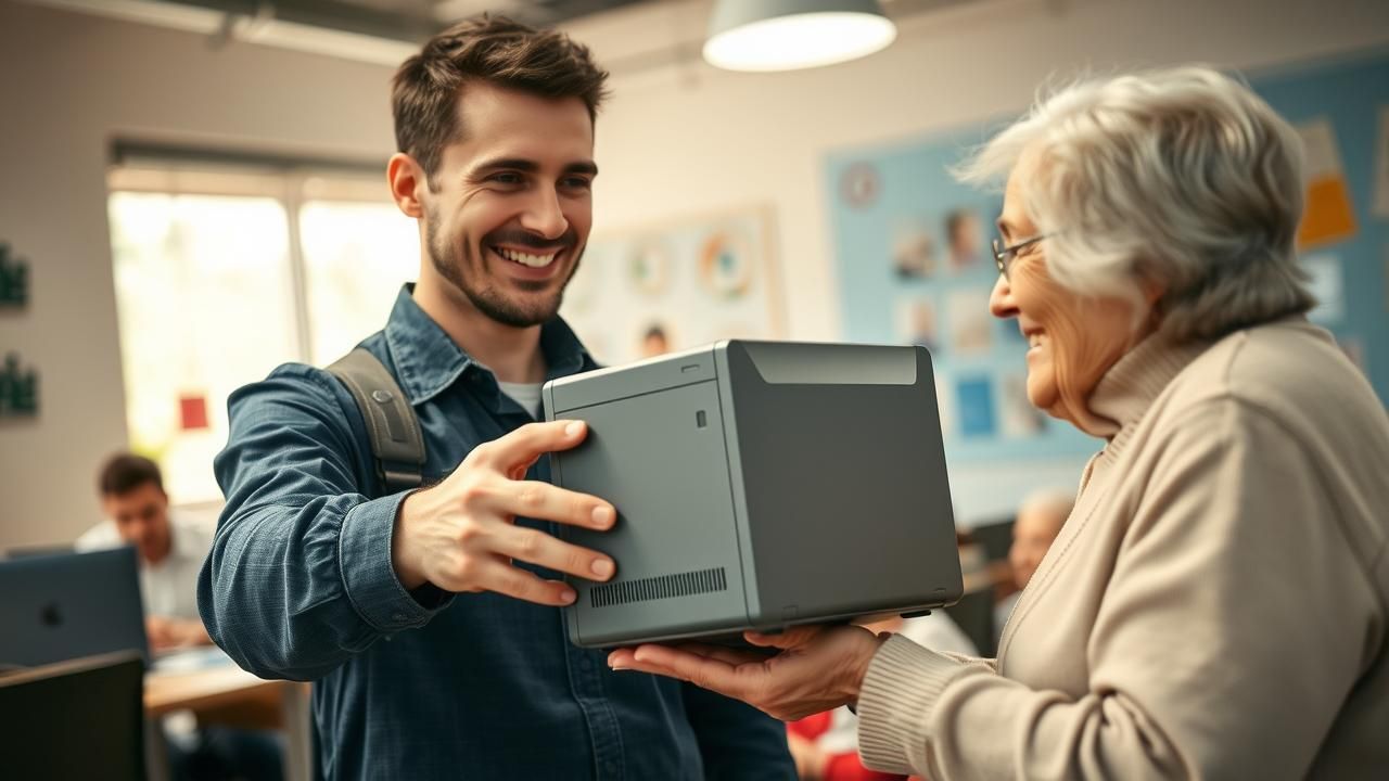 Ordinateurs Reconditionnes Bretagne Solidarite