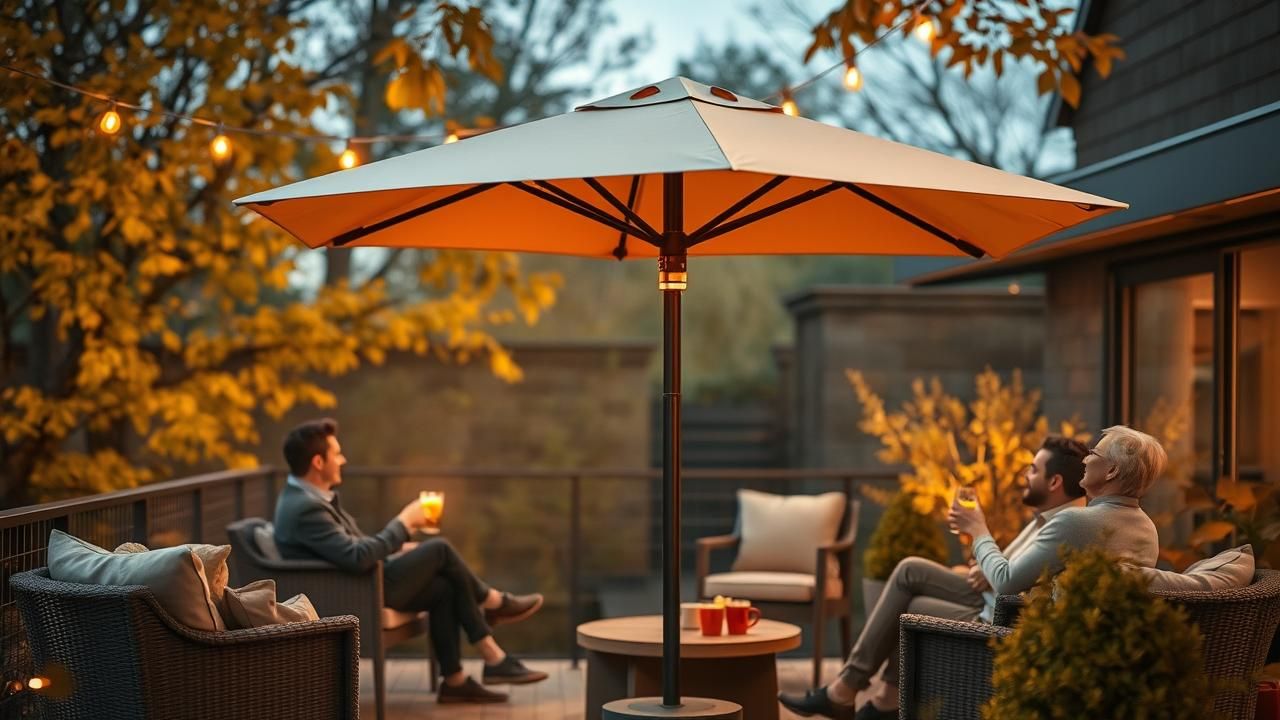 Parasol Chauffant Electrique 35 Euros Bm 2025